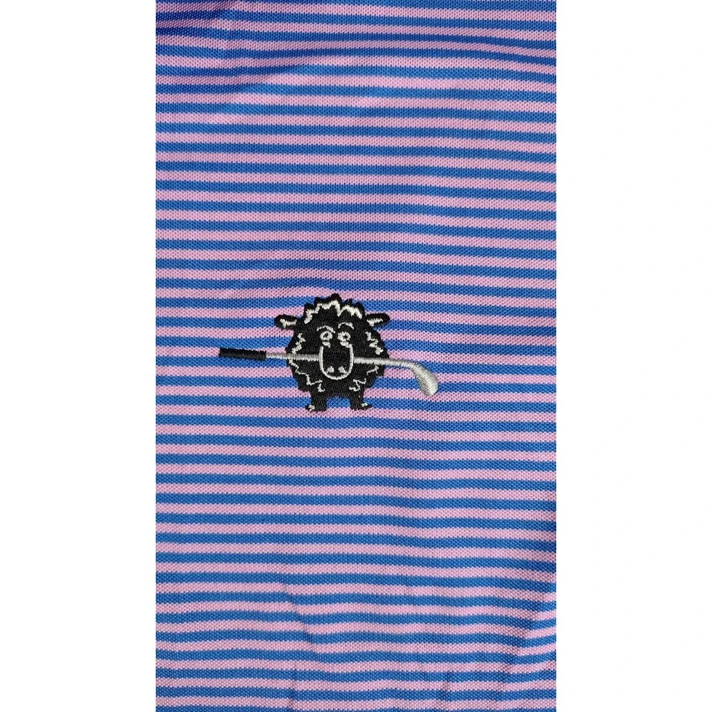 Holderness & Bourne Maxell Polo  Mens XL Striped Tailored Fit Fiji & Nevis Shirt - Picture 3 of 9